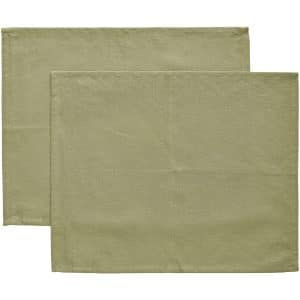 Decotique Sienna dækkeserviet 45 Ã 35 cm 2-pak, grøn